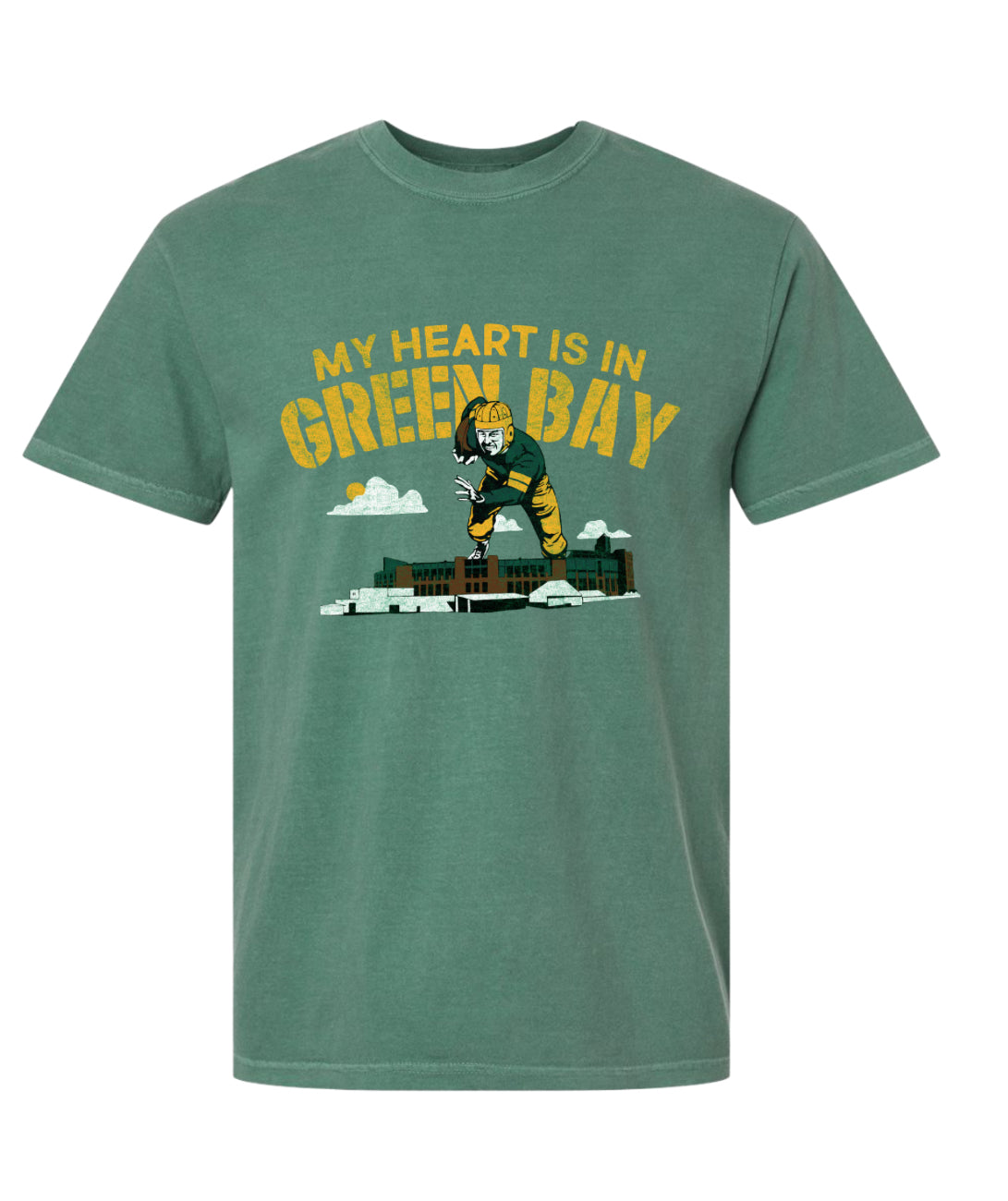 GREEN BAY HEART TSHIRT