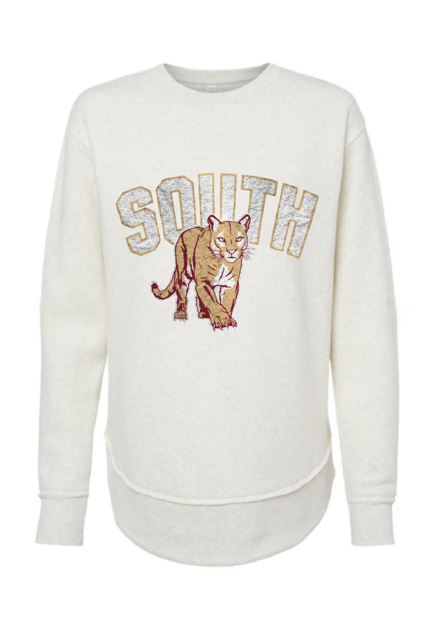 WOMEN’S VINTAGE COUGAR CREWNECK