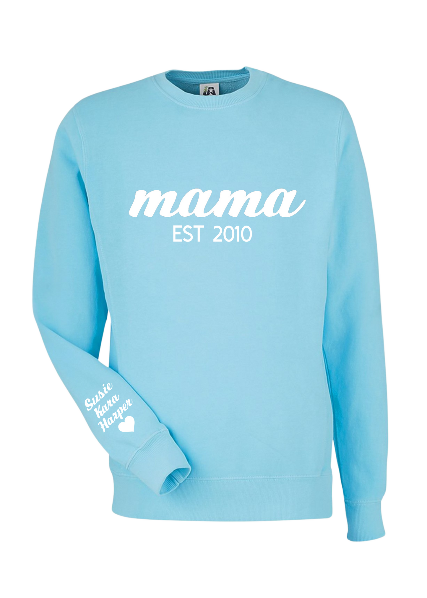 Customizable "MOM" sweatshirts