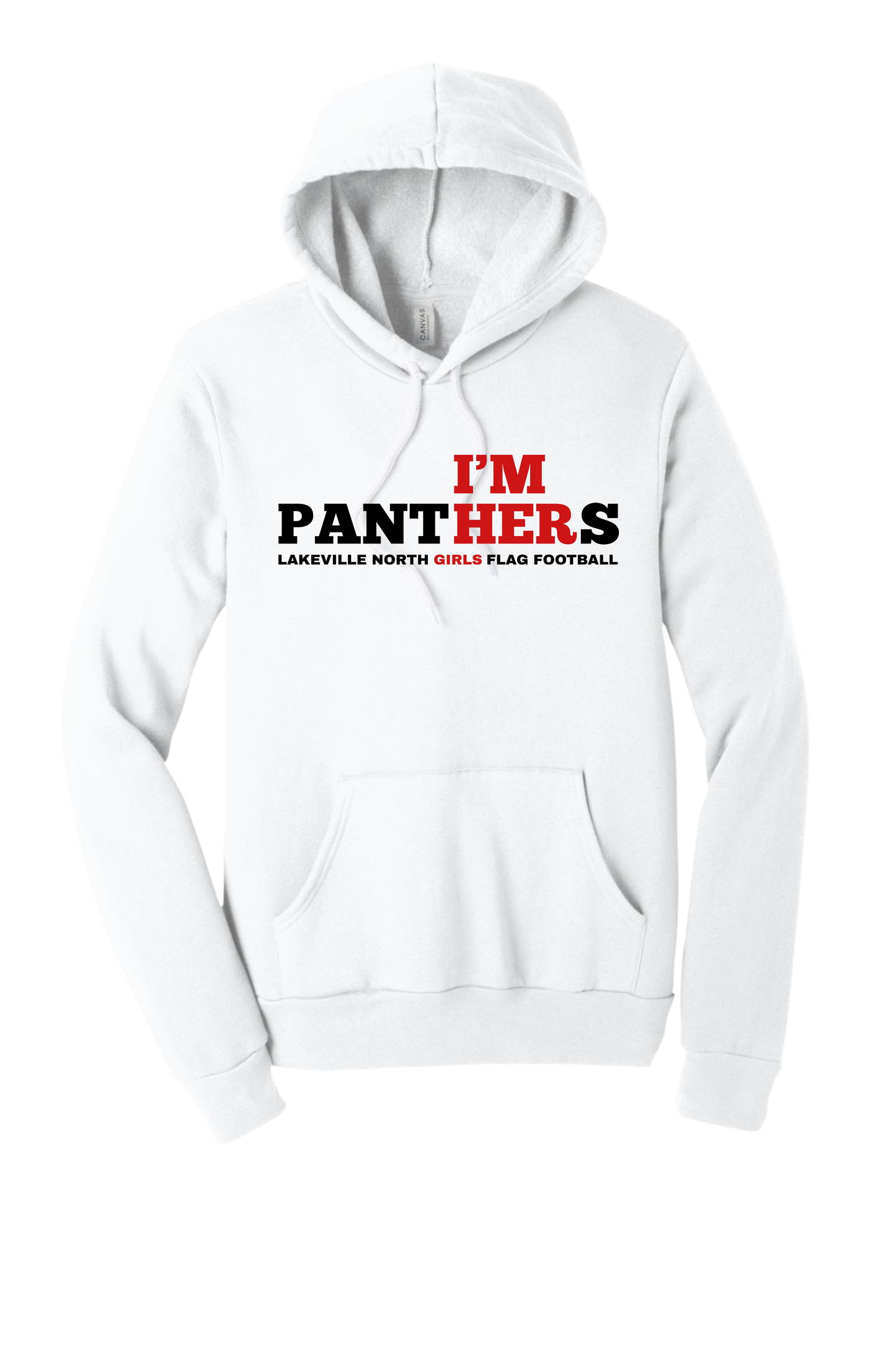 I'm HER Girls Flag Football Hoodies