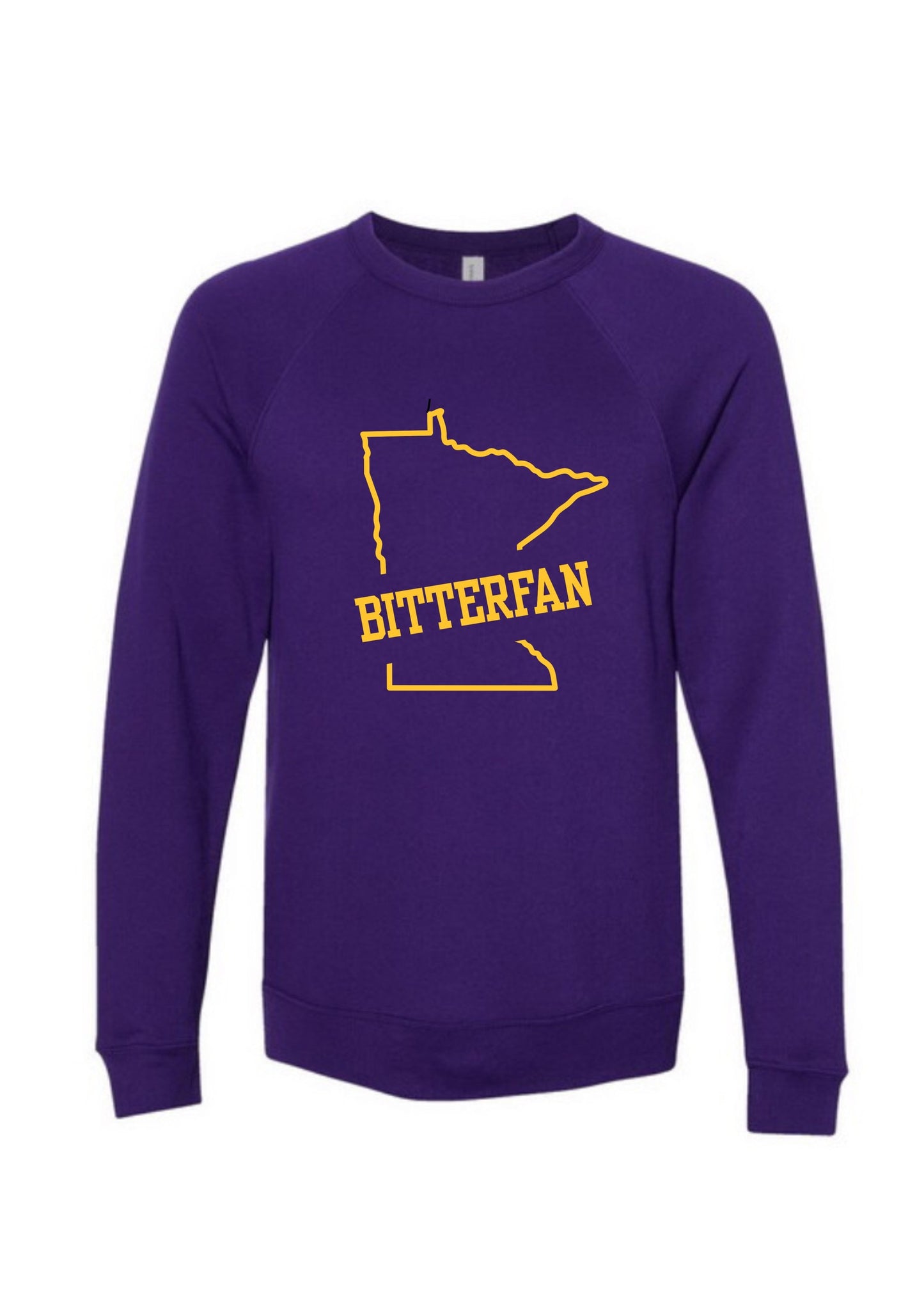 BITTERFAN MN Football Crewnecks