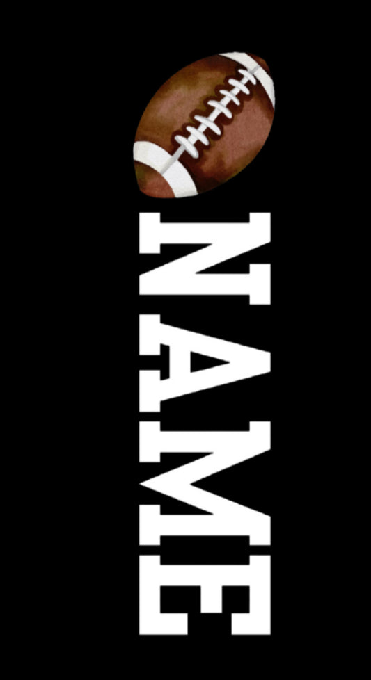 CUSTOM NAME ON BACK - WHITE LETTERS