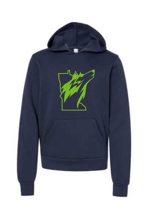 10,000 Wolves Kids Hoodies