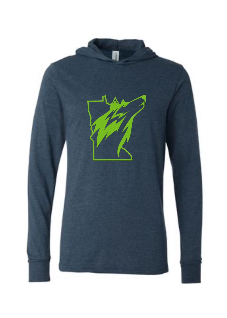 10,000 Wolves Long Sleeve Hooded Tees