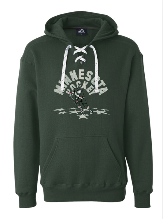 SKATE OVER STARS Adult Hoodies