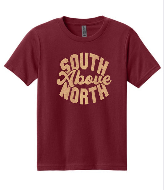 SOUTH ABOVE NORTH - kids tshirt