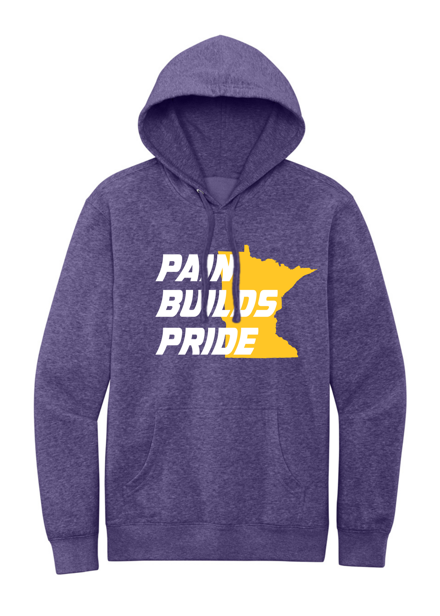 Pain builds pride hoodies