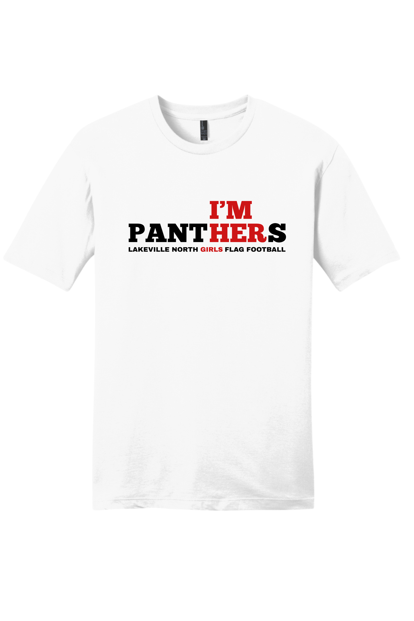 I'm HER Girls Flag Football tees