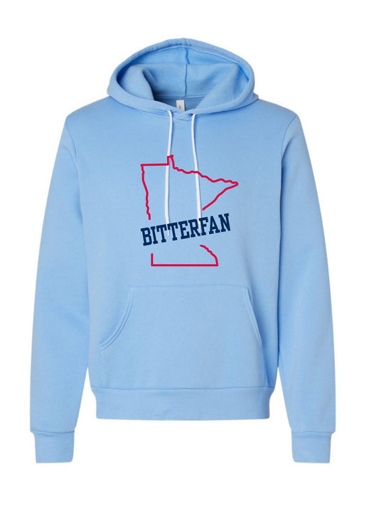 BITTERFAN MN baseball hoodies