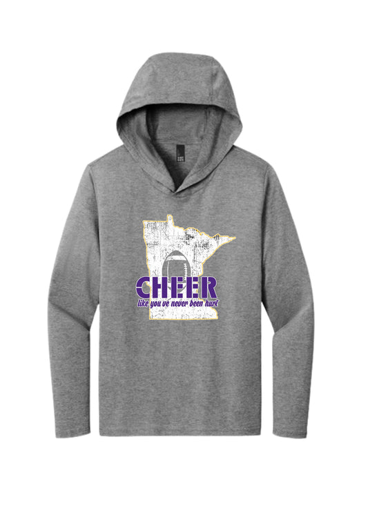 CHEER Long Sleeve Hooded Tees
